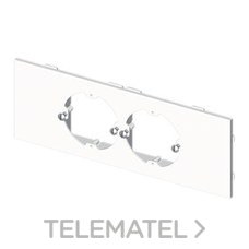 UNEX - PLACA P/2MEC.UNIV.PVC BL.NIEVE