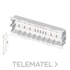 UNEX - PLACA P/2MOD.22,5x45 MOSAIC PVC BL.NV.
