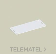 UNEX - PLACA SENALIZACION PA 6.6 18x40 NATURAL