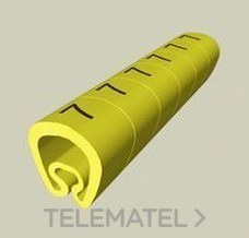 UNEX - SENALIZ.PVC PLAST.4-8mm S/ESCRITURA AM.