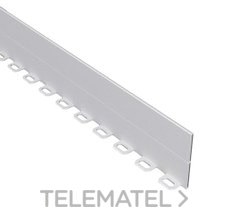 UNEX - Tabique separador 60 PVC-M1 U23X gris RAL7030